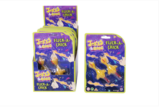 Jokes and Gags Flick A Chick Childrens Fun Throwing Flying Chicken