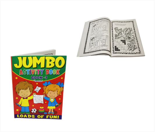 Jumbo A4 Activity Book Fun Colouring Loads Of Fun Stationery Toys