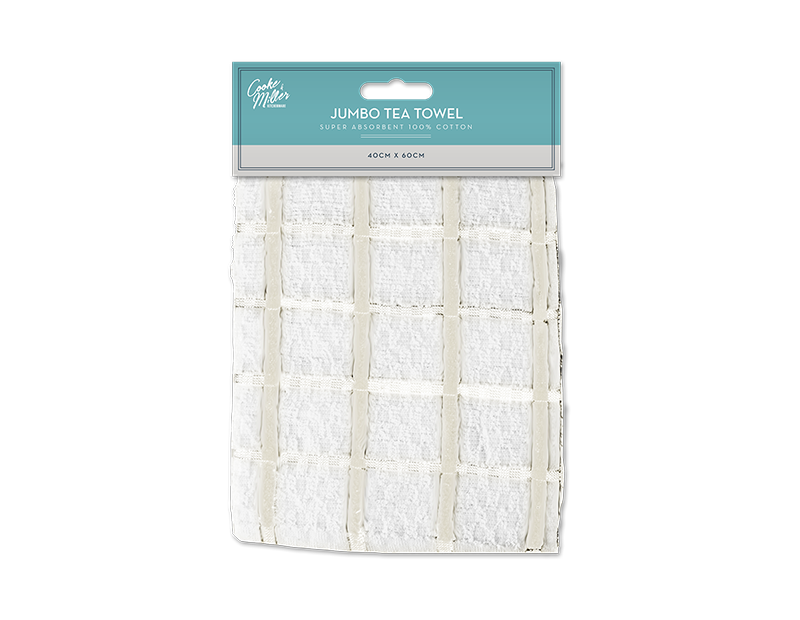 Jumbo Cotton Tea Towel 60x40cm