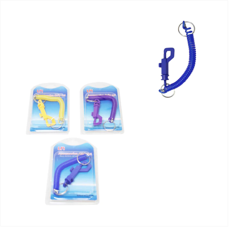 Key Ring ID Card Clip On Business School College Work Keychain x 1