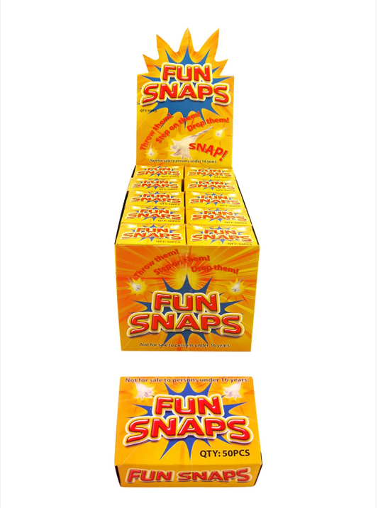 Kids Fun Outdoor Fun Snap Bangs Fake Fireworks Snap Bangs 50 Pack