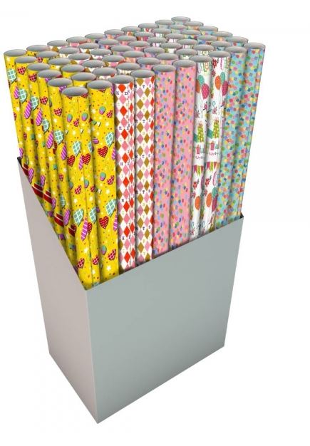 Kids Giftwrap Asst 2.5m x 70cm