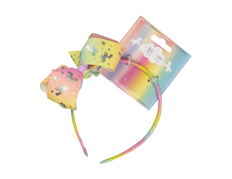 Kids Pastel Rainbow Hair Accessories With FSDU