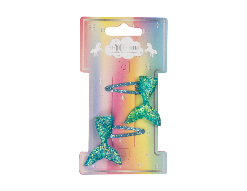 Kids Pastel Rainbow Hair Accessories With FSDU