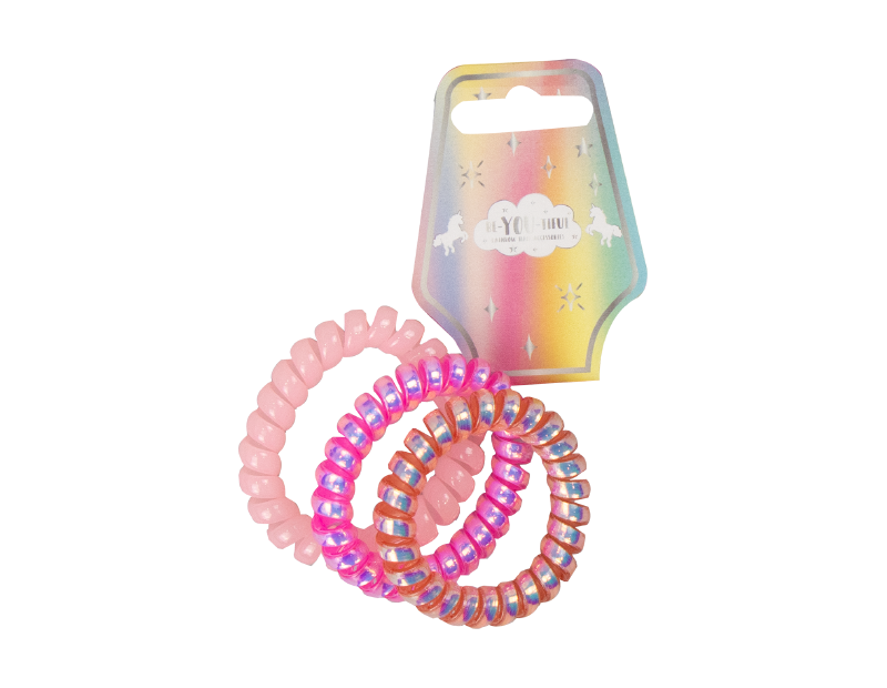 Kids Pastel Rainbow Hair Accessories With FSDU