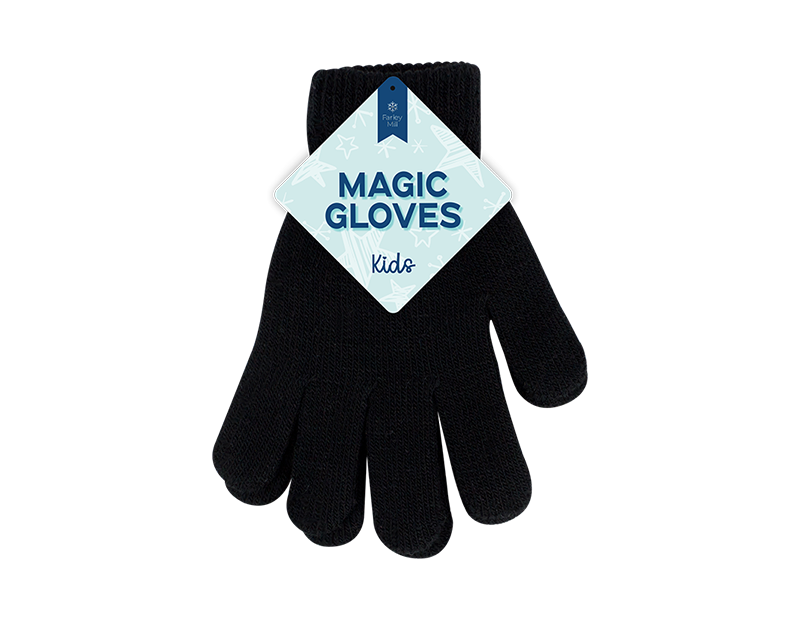 Kids Plain Magic Gloves