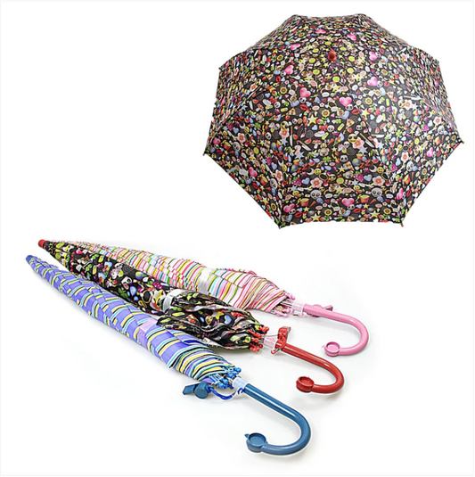 Kids Printed Waterproof Umbrella In Assorted Designs