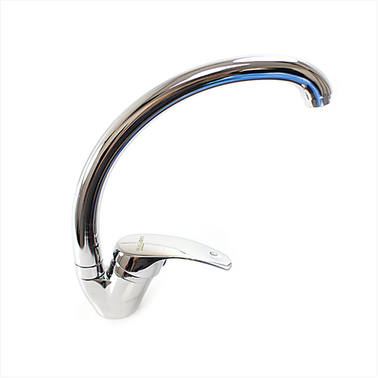 Kitchen Basin Sink Mixer Tap Spout Hot And Cold Water Chrome Tap