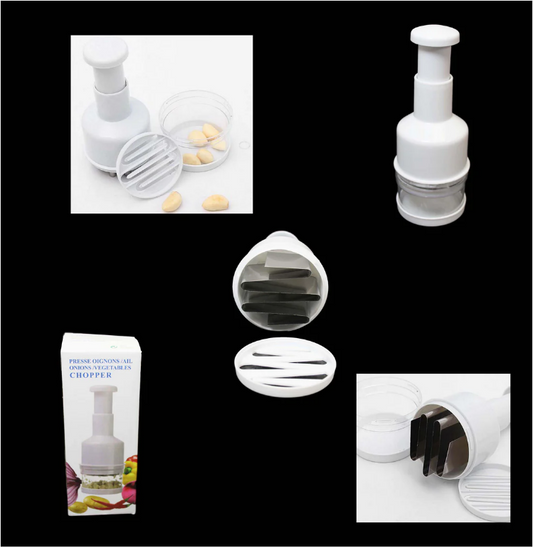 Kitchen Chopper Pressing Cutter Slicer Peeler Dicer Mincer Multipurpose Use