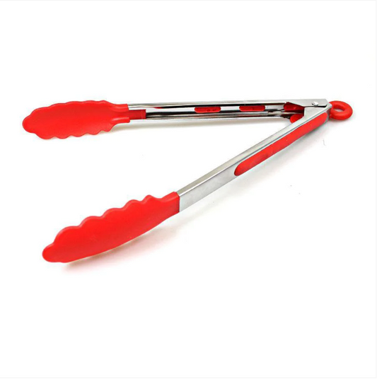 Kitchen Food BBQ Salad Serving Tong In Assorted Colour
