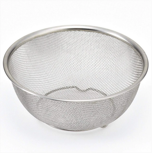 Kitchen Food Prep Stainless Steel Mesh Sieve Basket Taller Baim Basket 22cm