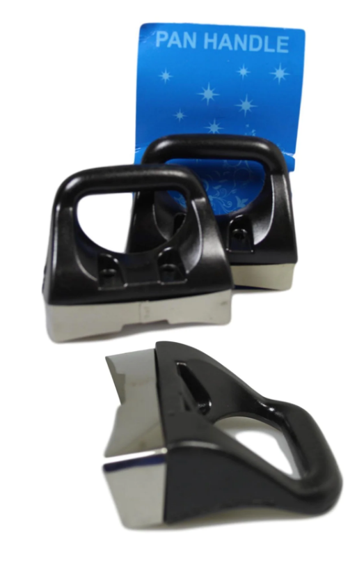 Kitchen Prep Pan Handle Easily Attachable Black Pack Of 2