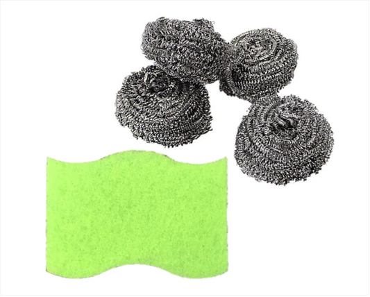 Kitchen Sponge and Scourers Pack of 5