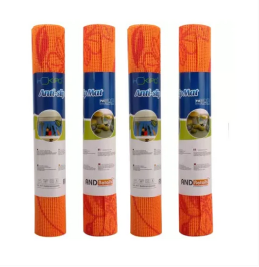 Kitchen Storage Draw Anti-Slip Mat 30 x 90 cm Floral Pattern Assorted Colours