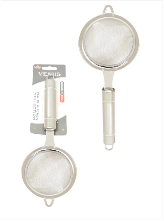 Kitchen Tool Stainless Steel Sieve Food Prep 9cm x 22cm