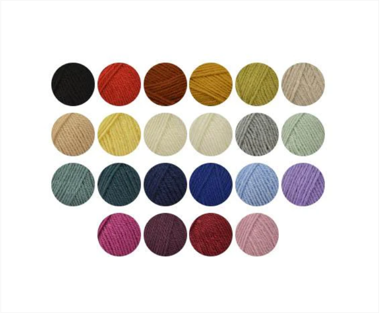 Knitting Cotton Wool Ball 80g Assorted Colours