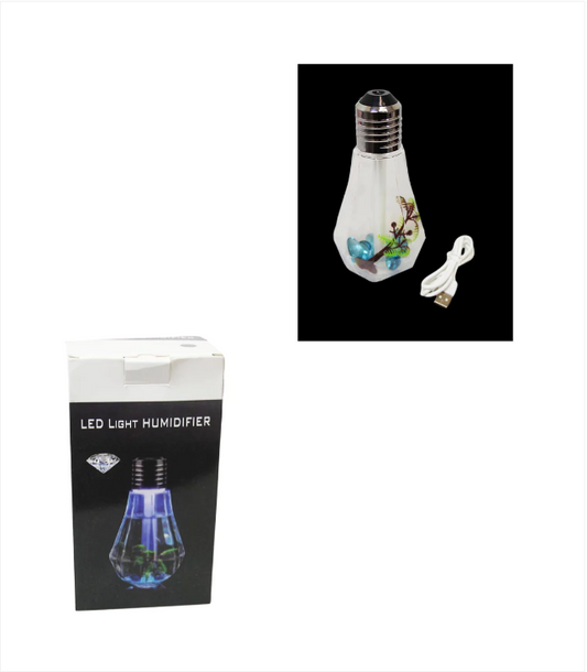LED Light Humidifier Indoor USB Cable Light Bulb 6 Hours Running Time