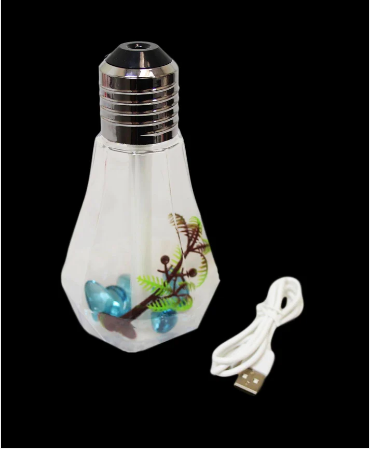 LED Light Humidifier Indoor USB Cable Light Bulb 6 Hours Running Time