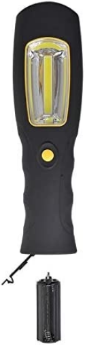 LED Portable Torch Work Light with Hanging Hook Assorted Colours