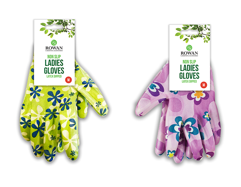 Ladies Printed Garden Gloves
