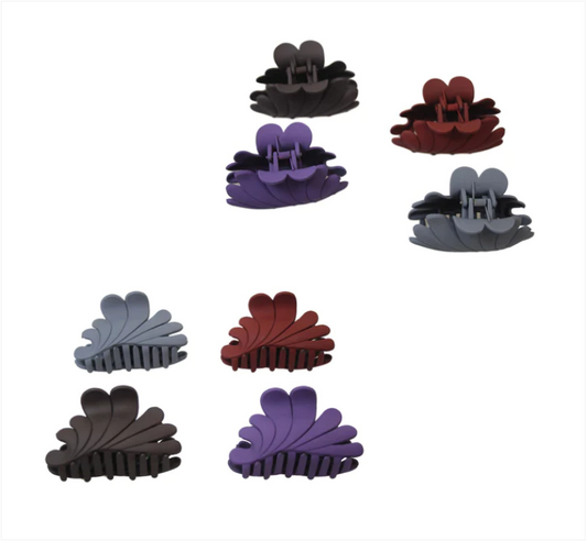 Ladies' Women's Matte Hair Claw Clip 8 cm Assorted Colours and Designs