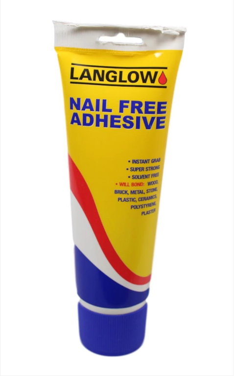 Langlow Nail Free Adhesive Instant Grab Super Strong Adhesive