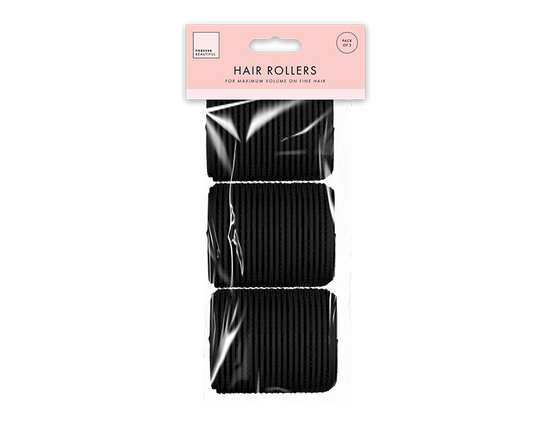 Large Hair Rollers 3pk