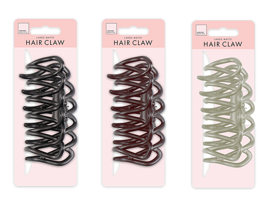 Large Matte Hollow Hair Claw Clip