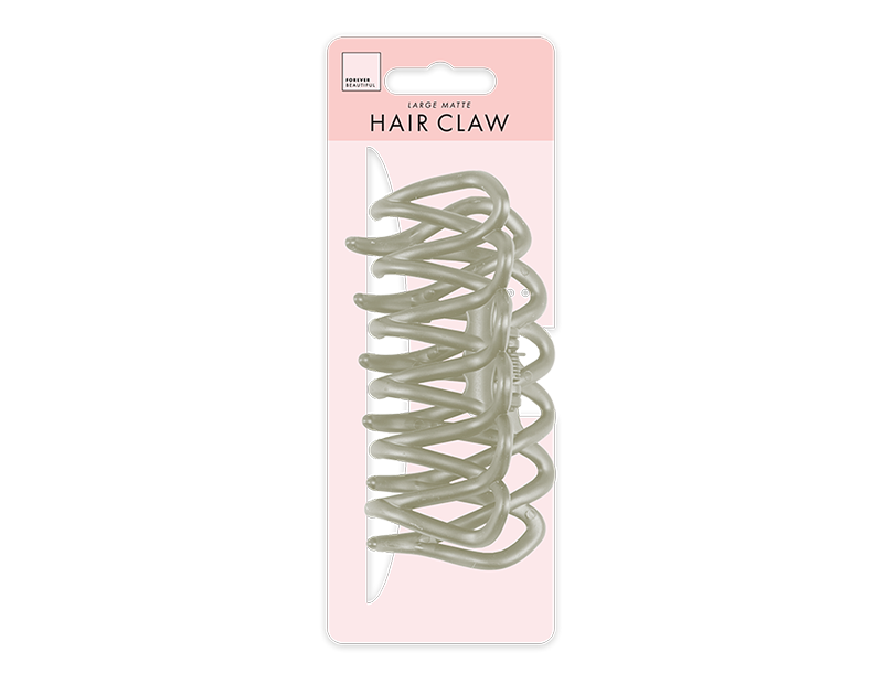 Large Matte Hollow Hair Claw Clip