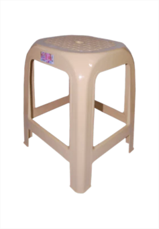 Large Plastic Stool 26 x 46 cm Assorted Colours