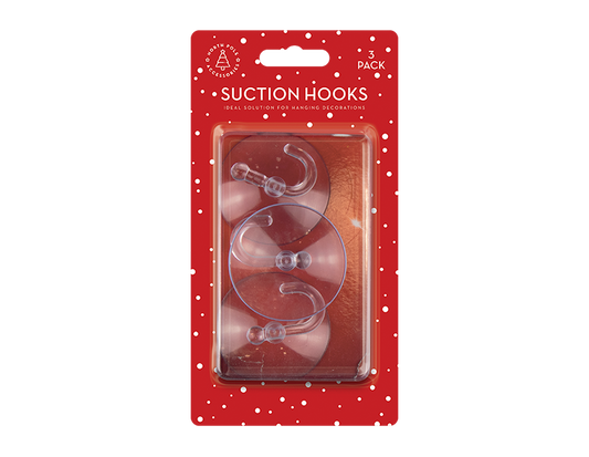 Large Suction Hooks 6cm 3pk
