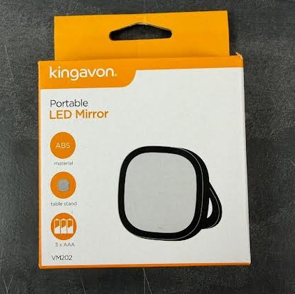 Led Portable Led Mirror Black