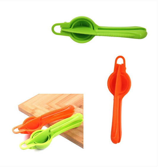 Lemon Citrus Juicer Presser Easy Squeeze Plastic 2 Handle Tool 25 x 7cm
