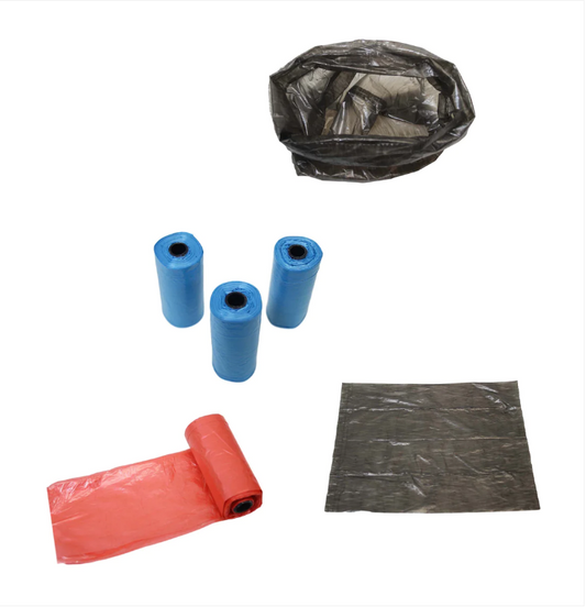 Lightweight 80 Piece Biodegradable Poop Bag For Dog Waste Assorted Colour