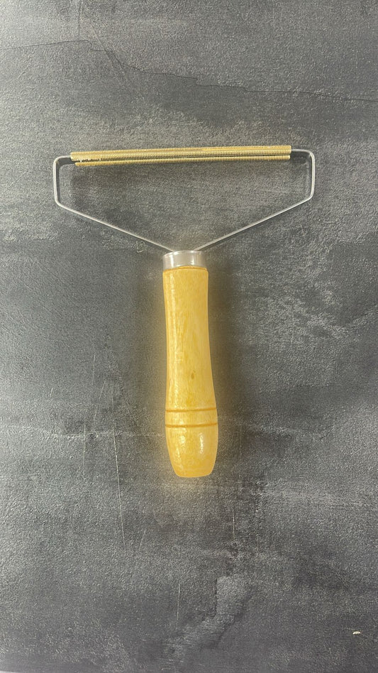 Lint Remover Clothes Fuzz Roller Wooden Handle