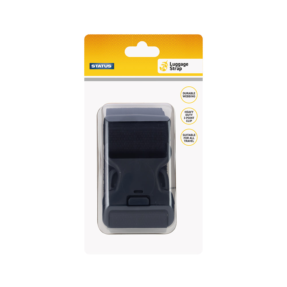 Luggage Strap (without lock) - Grey - 1 pk - in a Tapped Blister & CDU