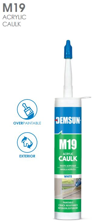 M19 ACRYLIC SEALANT 310ML WHITE
