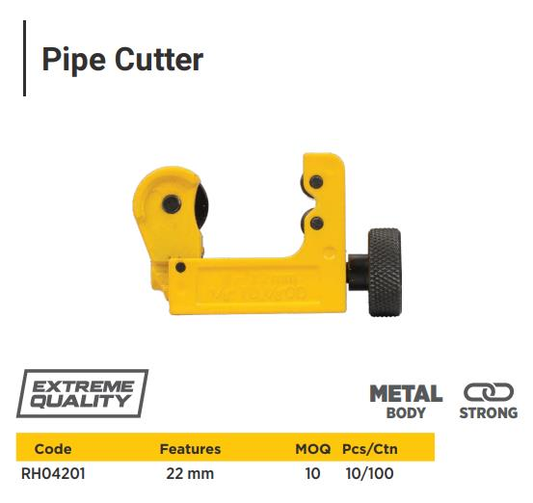 MANUEL PIPE CUTTER 3-22 MM