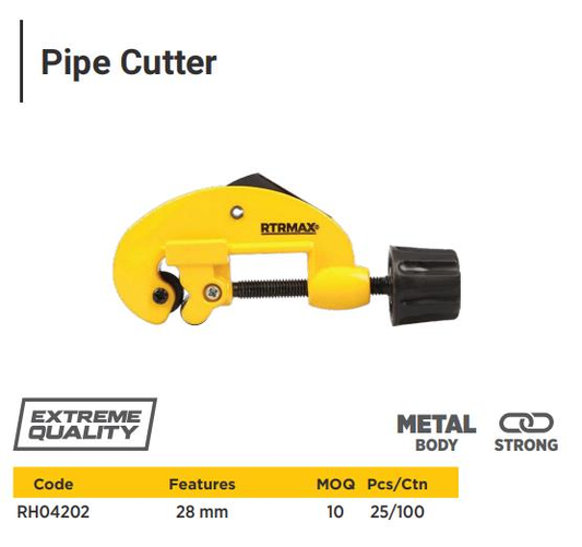 MANUEL PIPE CUTTER 3-28 MM