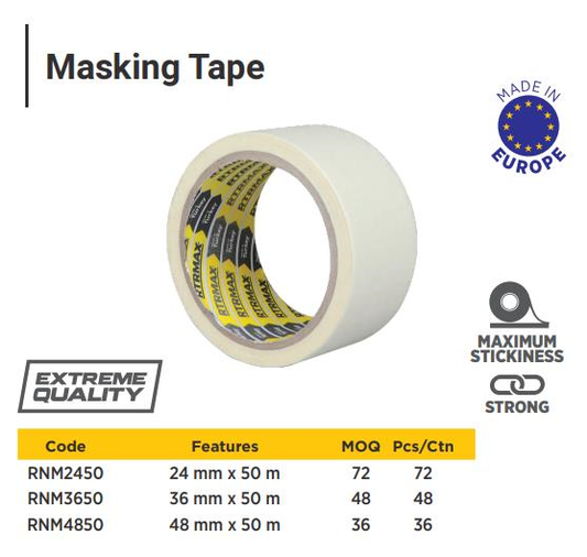 MASKING TAPE 48MM*50 MT RTR