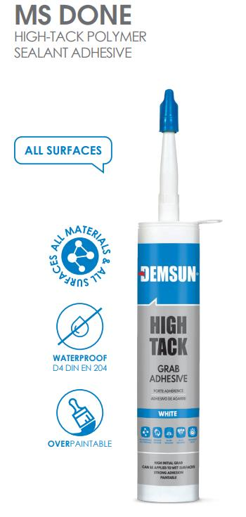 MS HIGH TACK 290ML WHITE