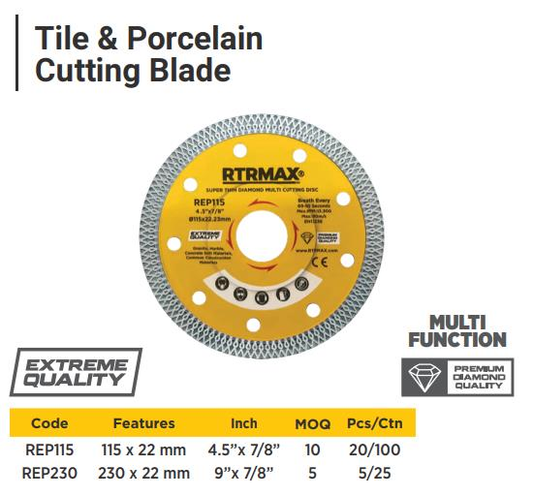 MULTI-CONSTRUCTION CUT BLADE 230 X 22.23MM