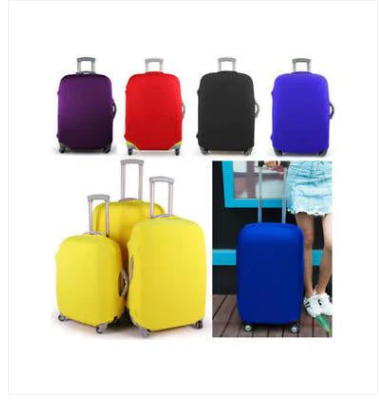 (M)Travel Suitcase Luggage Cover Protector Elastic Stretchy Cover Assorted Colours 58x37x24cm