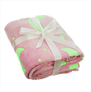 Magic Glow In The Dark Blanket Assorted Colours