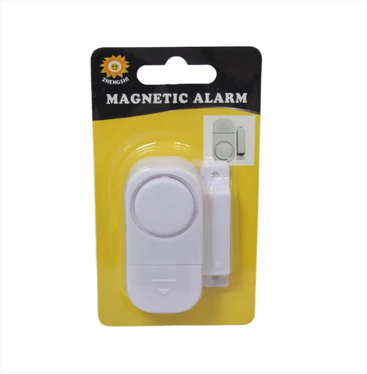 Magnetic Alarm White Indoor Outdoor Reception Door Bell Alarm 16cm