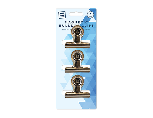 Magnetic Bulldog Clips 3pk