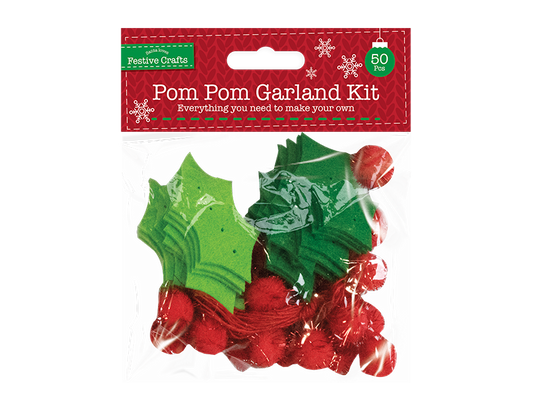 Make Your Own Felt Pom-Pom Garland Craft Kit
