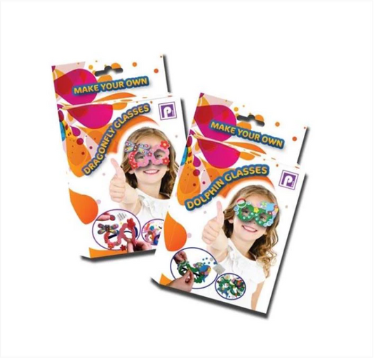 Make Your Own Glasses 2 Designs Dragonfly / Dolphin