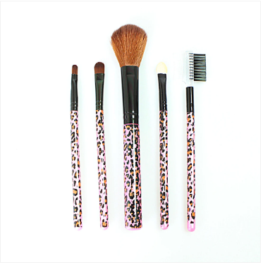 Makeup Cosmetic Brush Set 5 Piece Assorted Colours