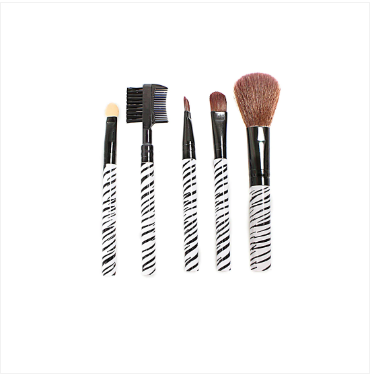 Makeup Cosmetic Brush Set 5 Piece Assorted Colours